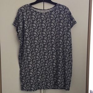 Liberty of London x Uniqlo floral print long tee